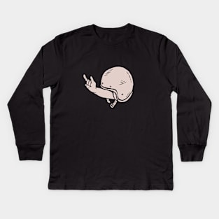 Snail Motorcycle Kids Long Sleeve T-Shirt